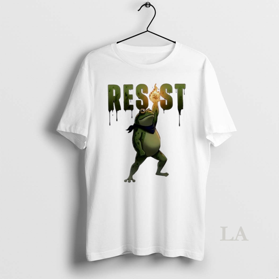 Original Fire Fist Resist Frog Portland Protest Frog Shirt