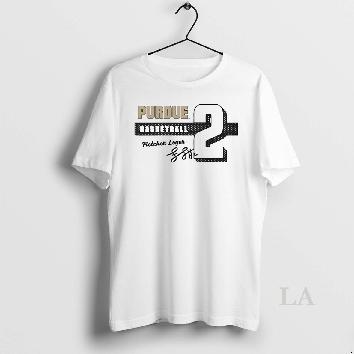 Original Fletcher Loyer 2 Siganture Purdue Boilermakers Shirt