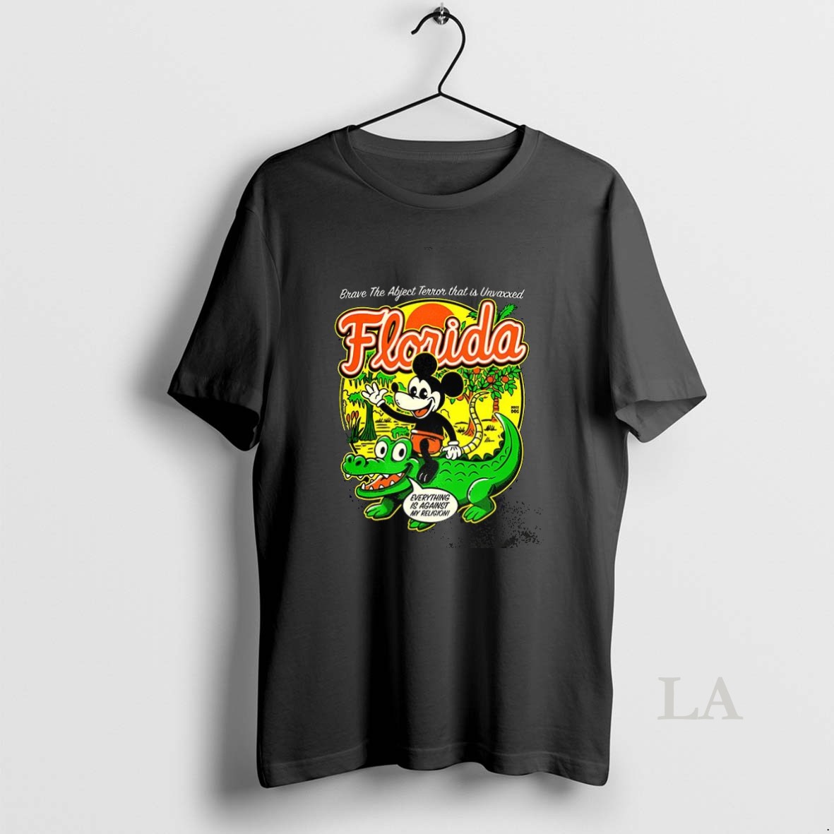 Original Florida Brave The Abject Terror That Is Unvaxxed Shirt