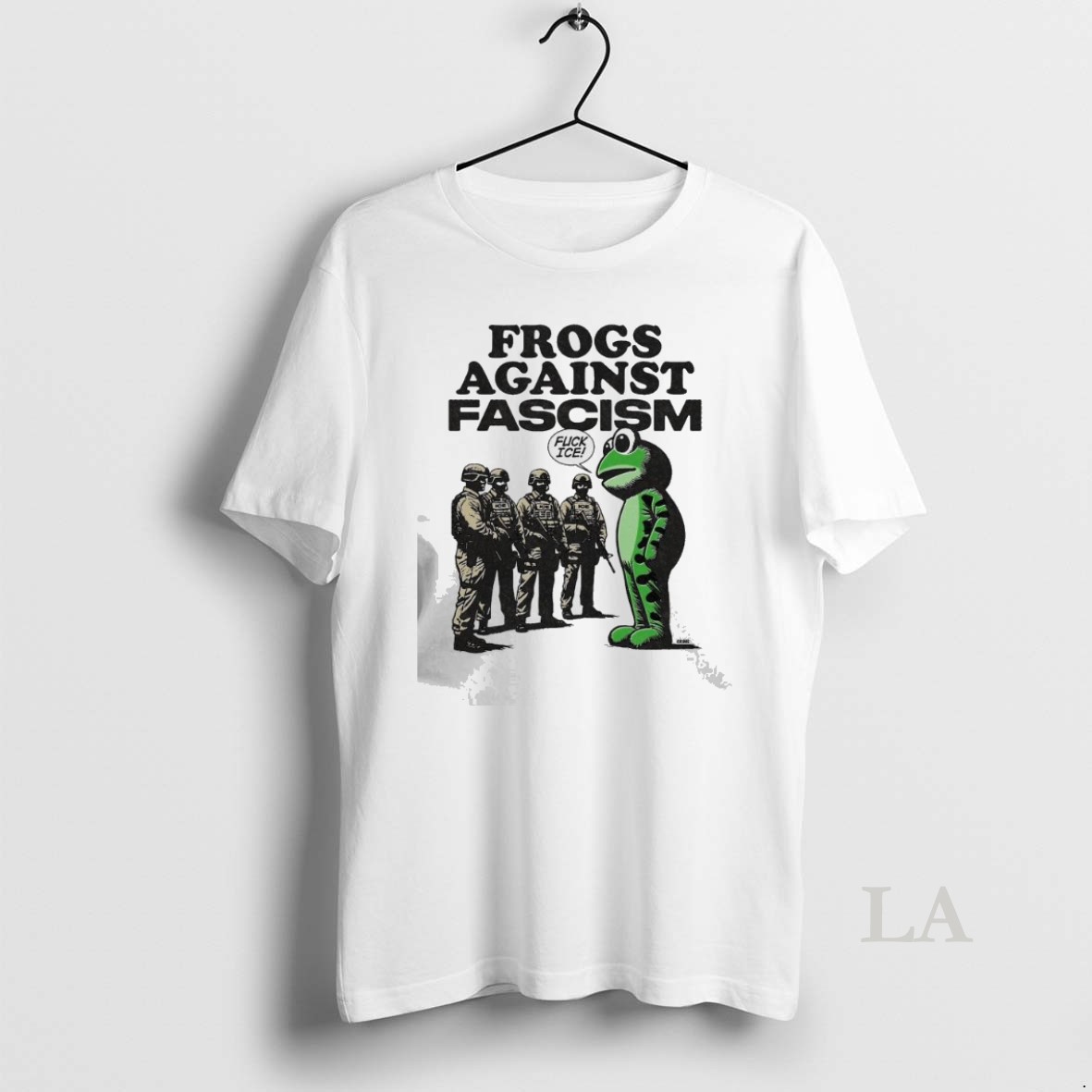 Original Frog Against Fascism Fuck Ice Portland Frog 2025 Shirt