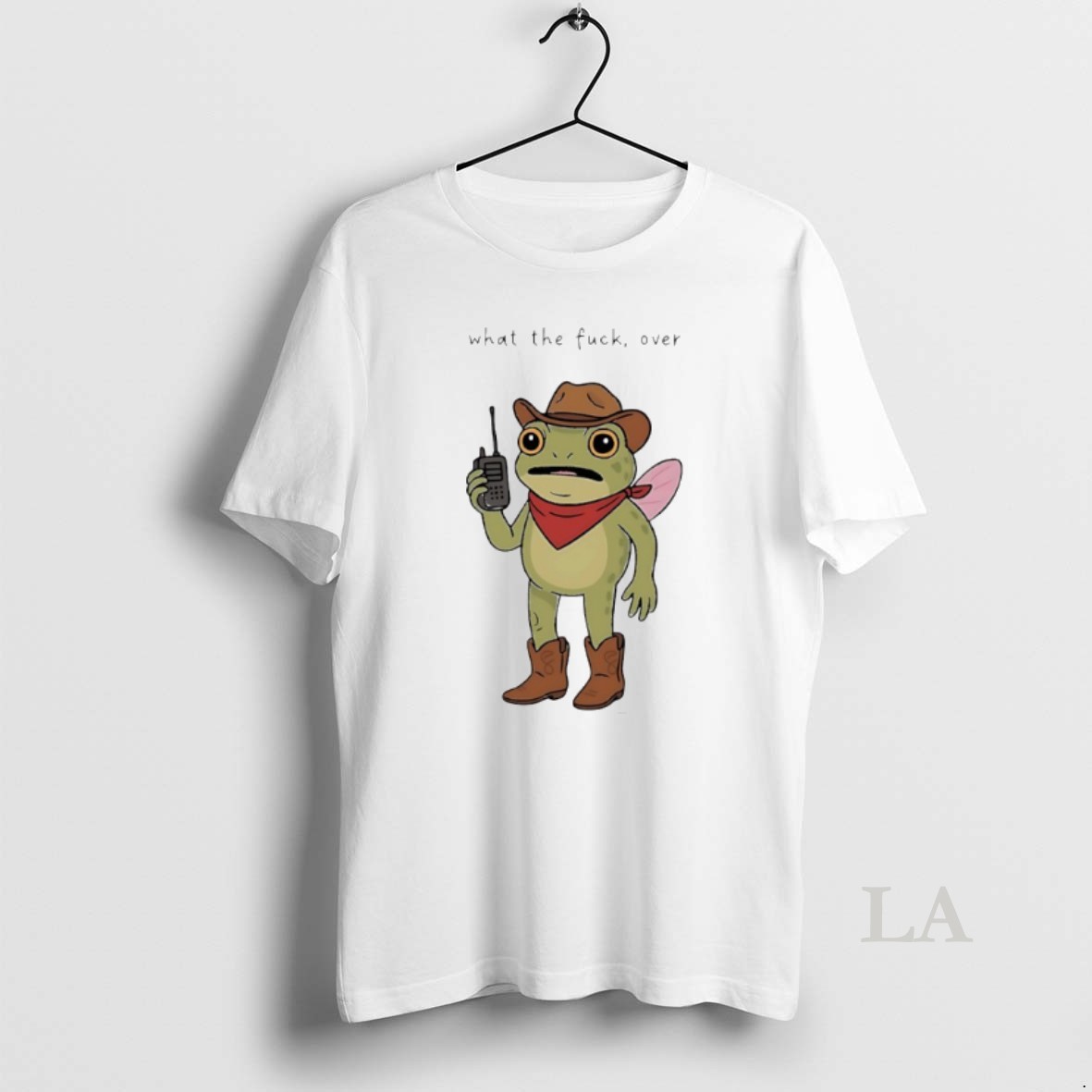 Original Frog Cowboy What The Fuck Over Shirt