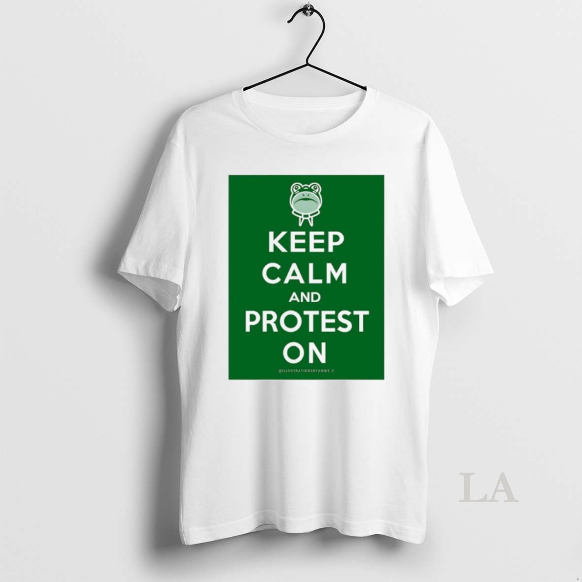 Original Frog Keep Calm And Protest On Shirt
