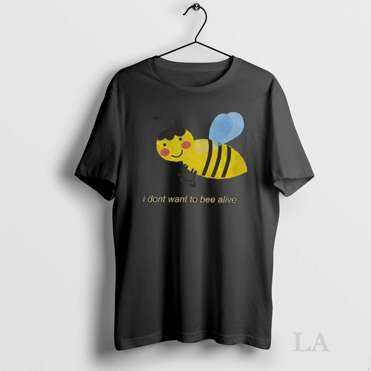 Original Funny Bee I Dont Want To Bee Alive Meme Shirt