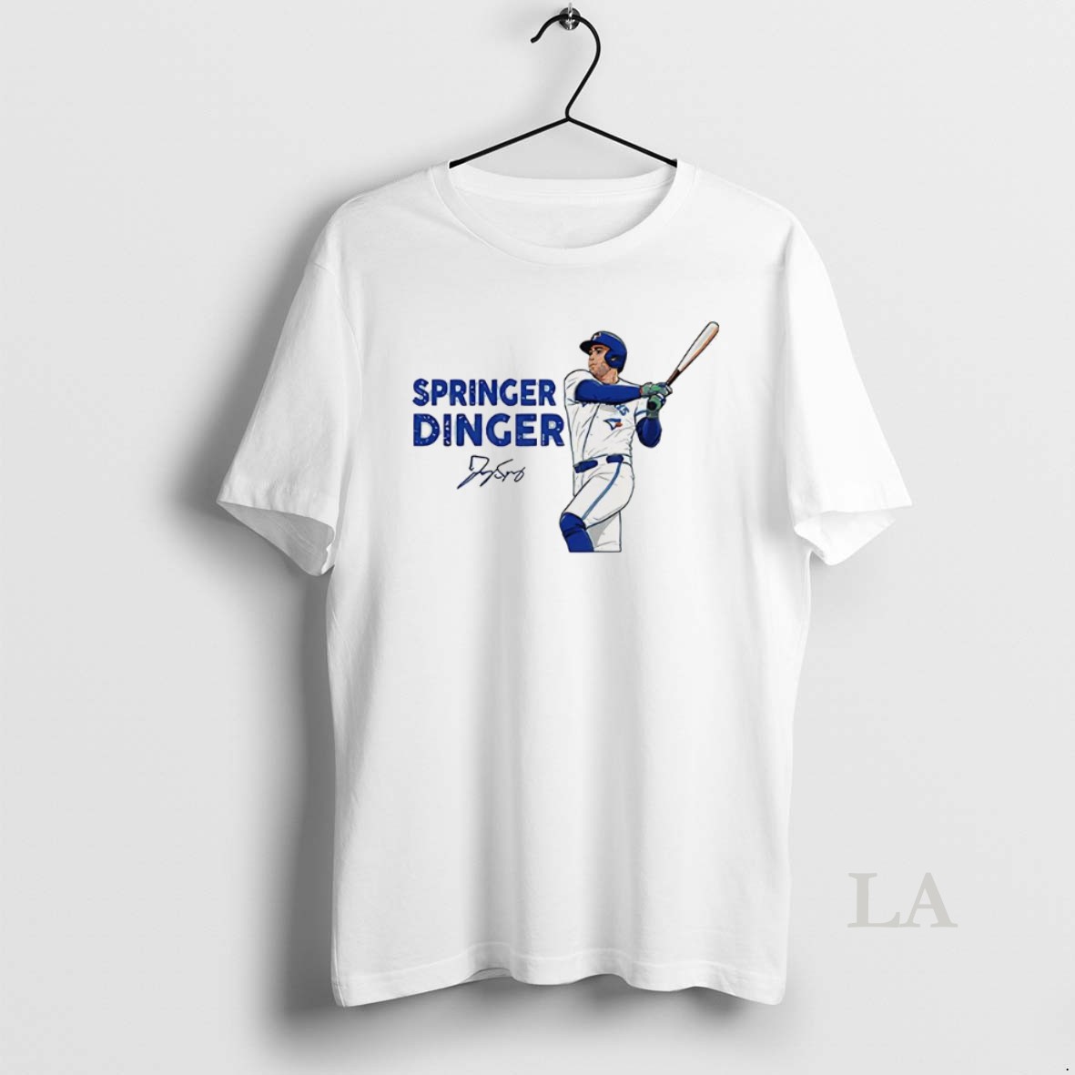 Original George Springer Toronto Blue Jays Baseball Springer Dinger Signature Shirt