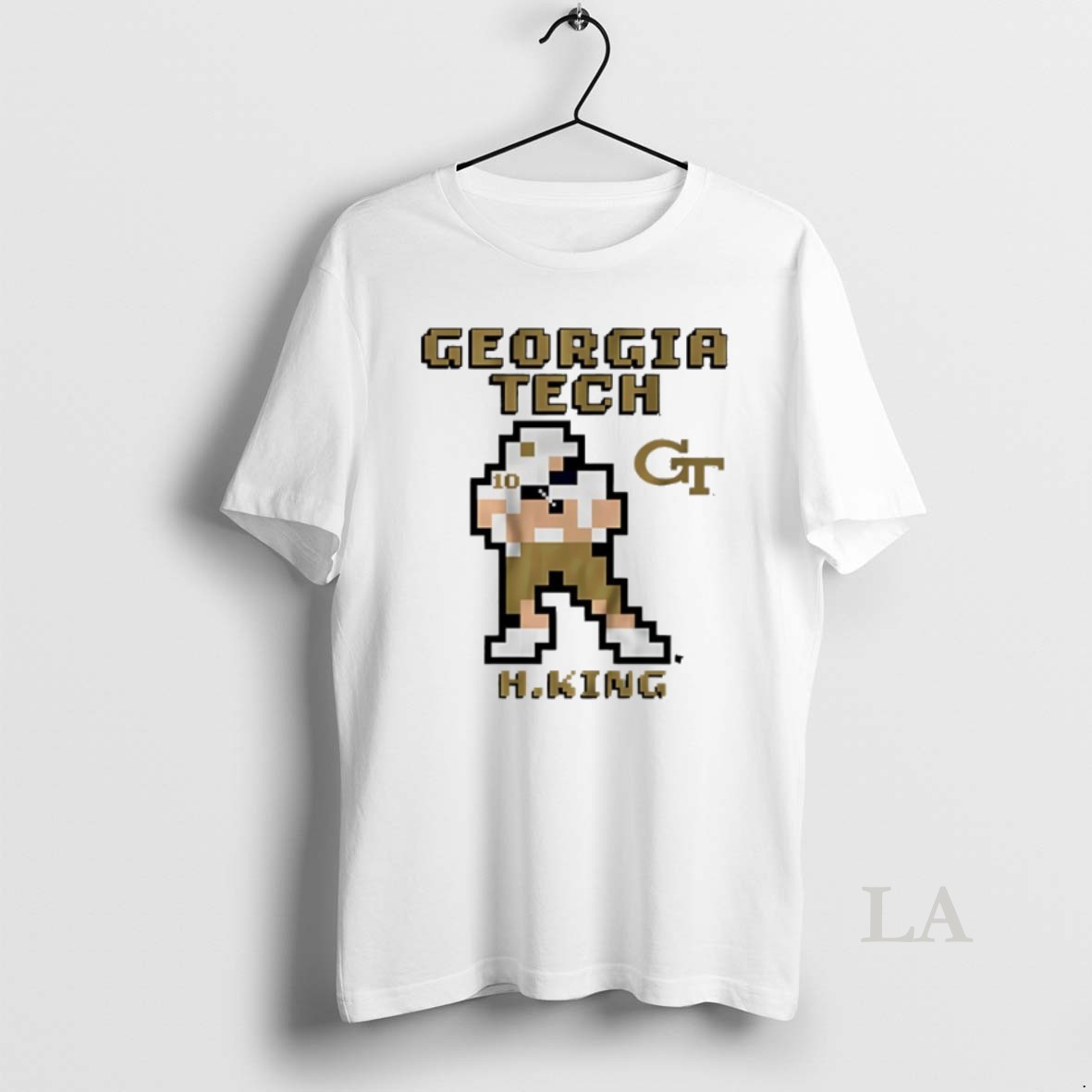Original Georgia Tech Football Haynes King Retro Baller Shirt