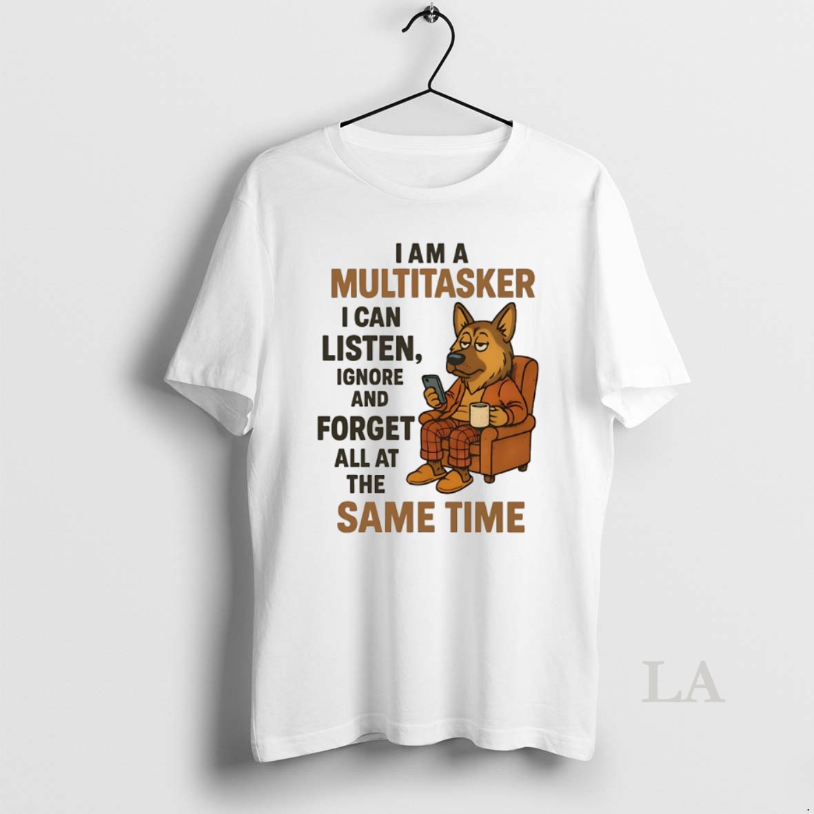 Original German Shepherd I Am A Multitasker I Can Listen Shirt