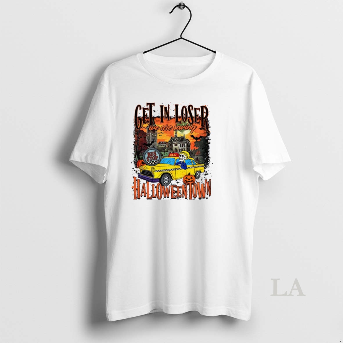 Original Get In Loser We Are Saving Bus Stop Halloween Shirt