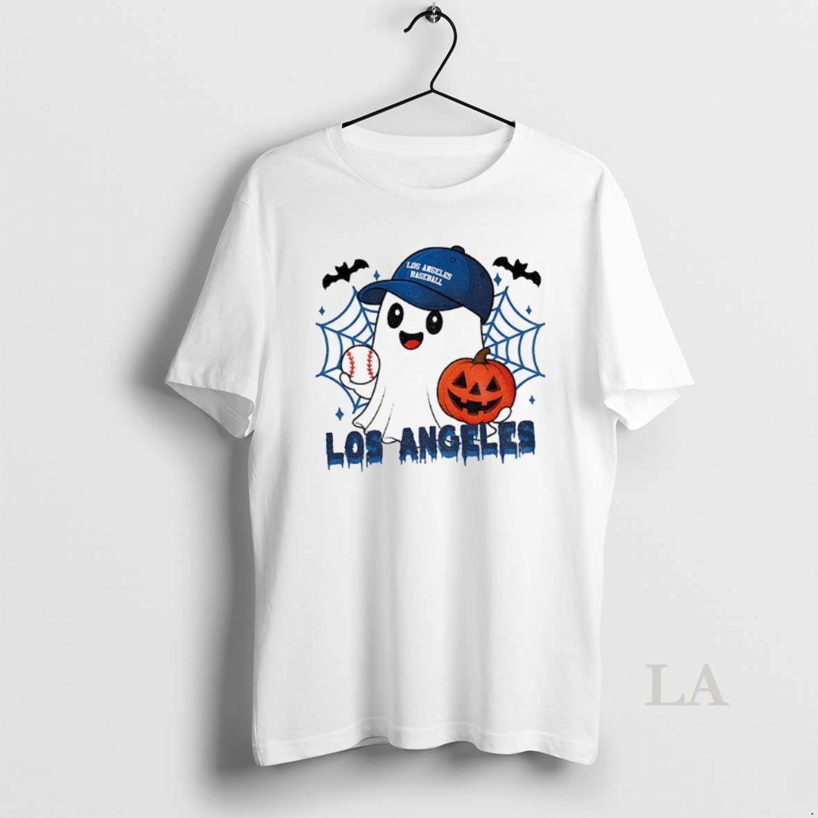Original Ghost Los Angeles Dodgers Pumpkin Baseball Mlb 2025 Shirt