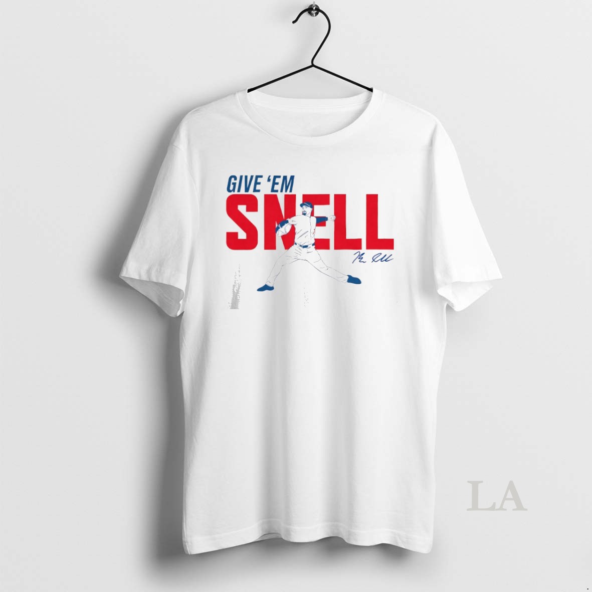 Original Give Em Snell Los Angeles Dodgers Baseball Signature Shirt