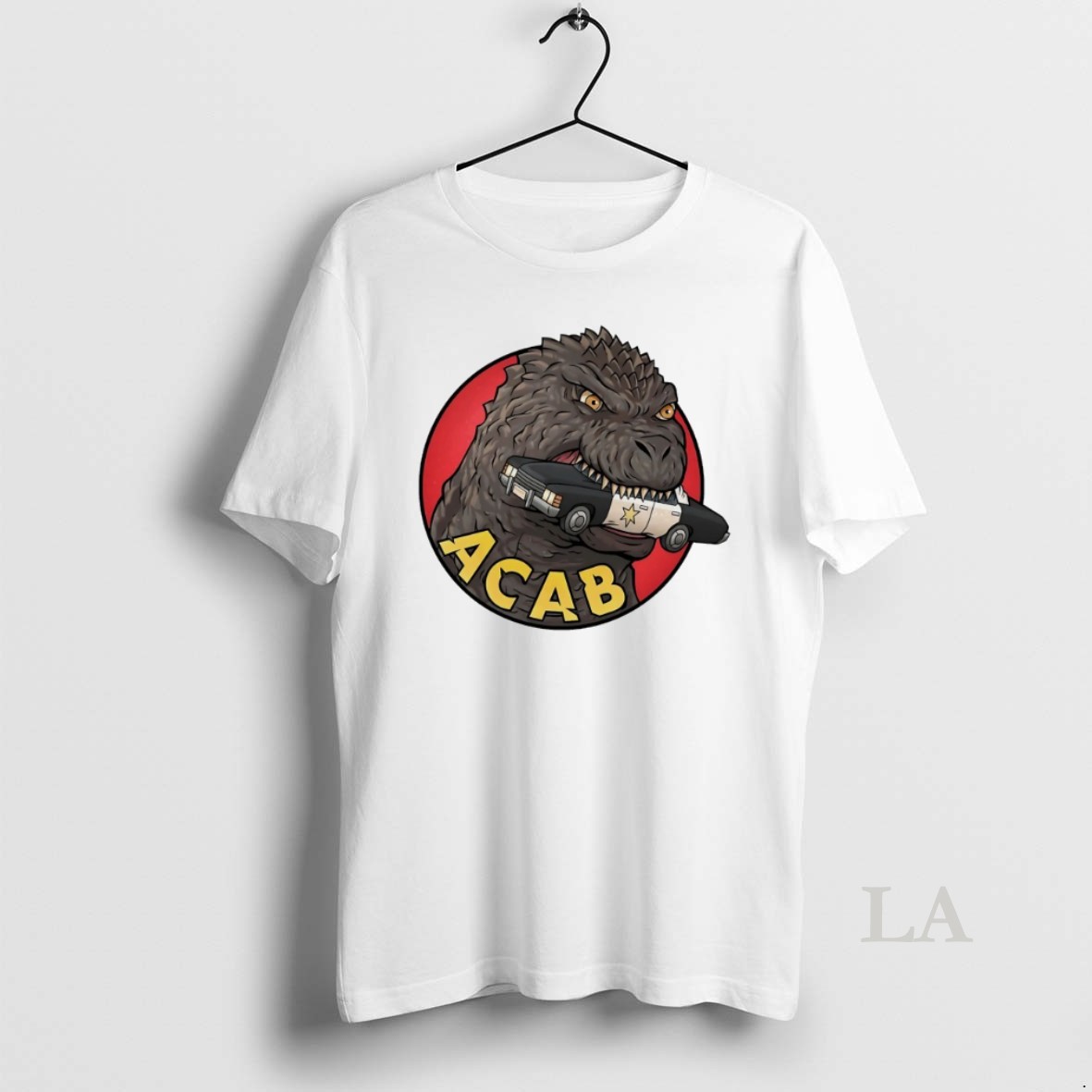 Original Godzilla Acab Graphic Shirt
