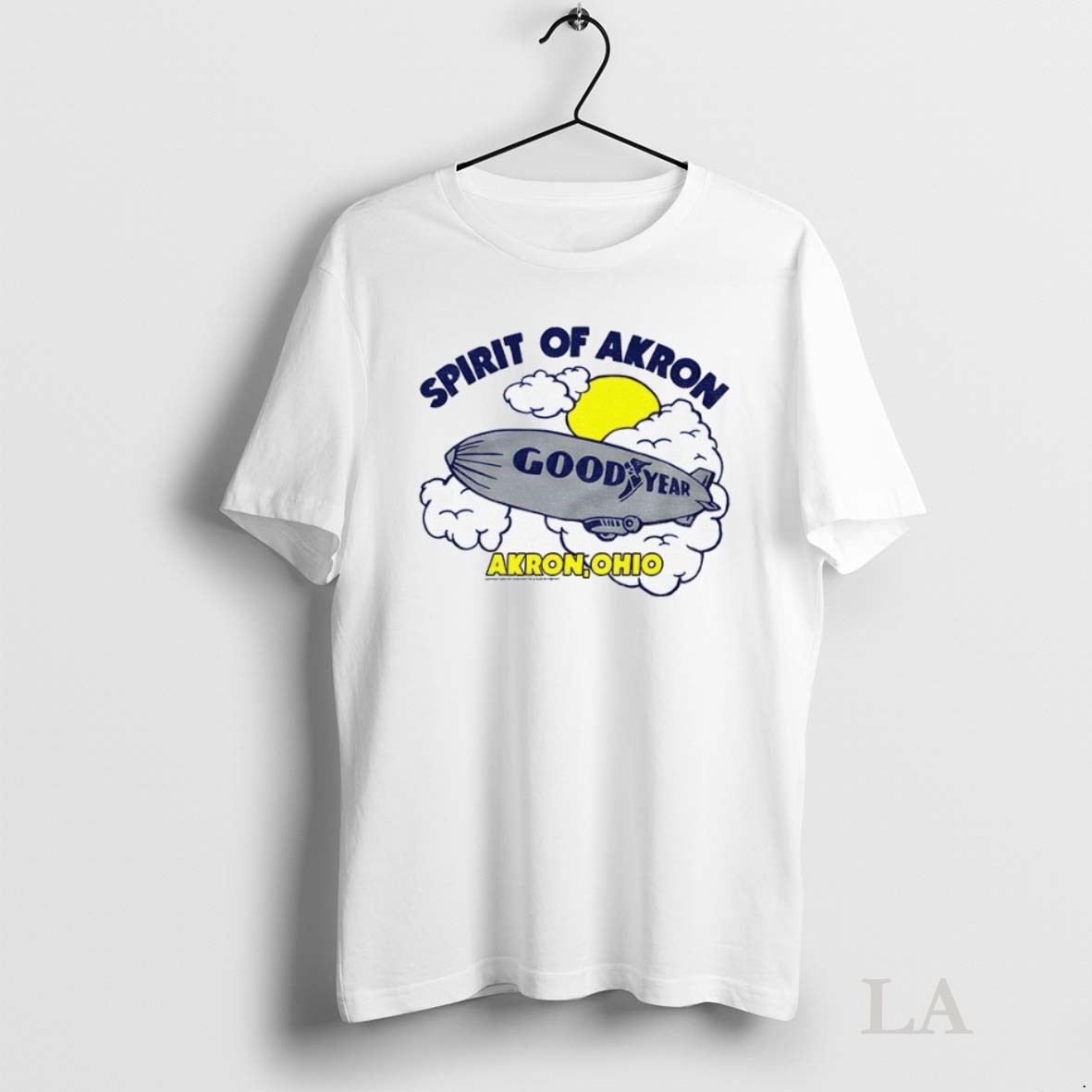 Original Goodyear Spirit Of Akron Ohio Blimp Shirt