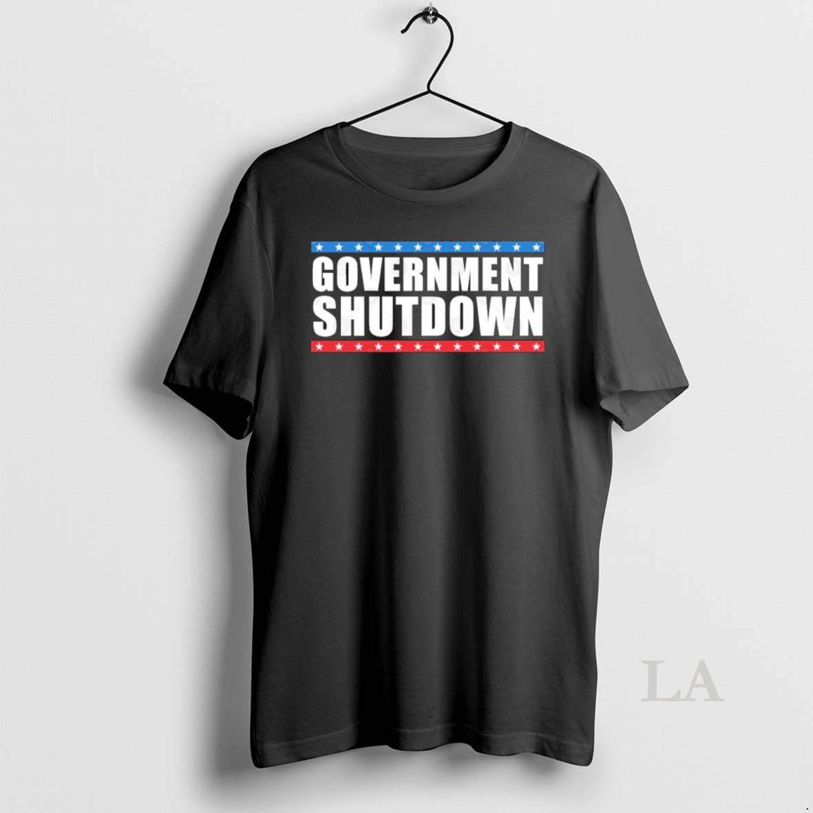 Original Government Shutdown Color Flag Shirt