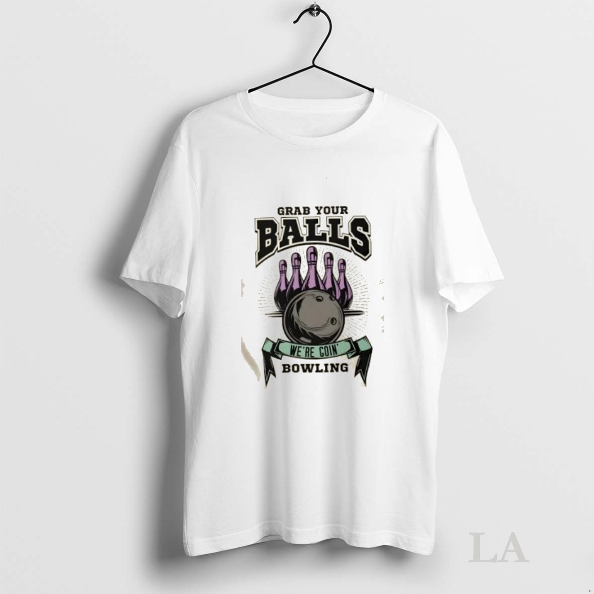 Original Grab Your Balls Bowling Adult Shirt