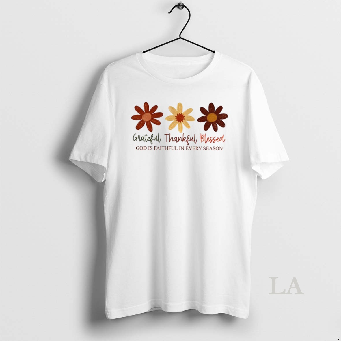 Original Grateful Thankful Blessed God Is Faithful In Every Season Vintage Shirt