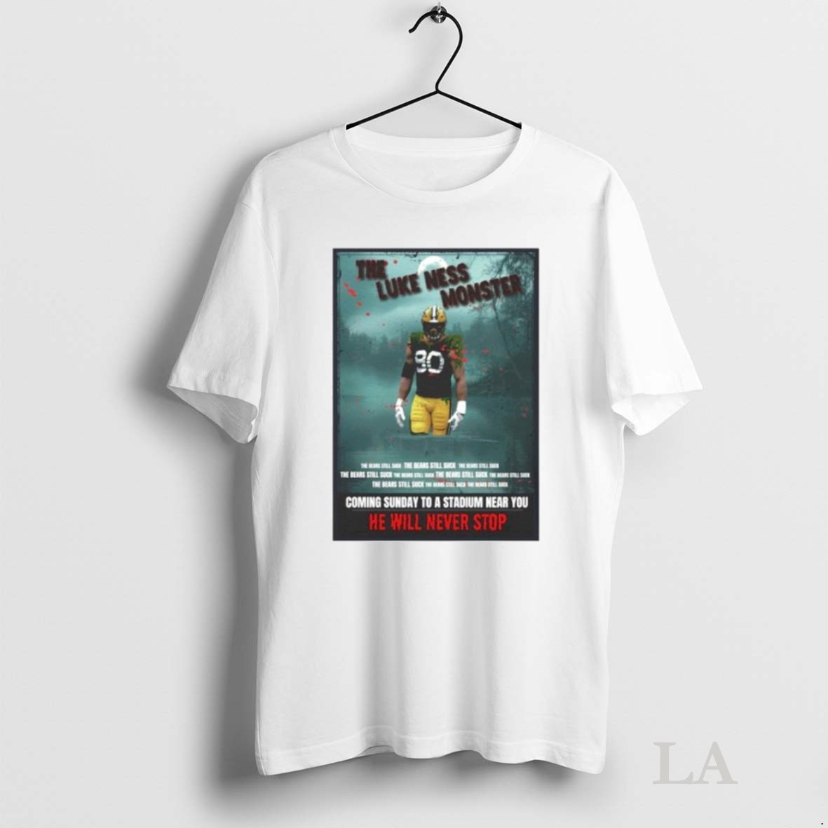 Original Green Bay Packers The Lukas Van Ness Monster Ornaments Shirt
