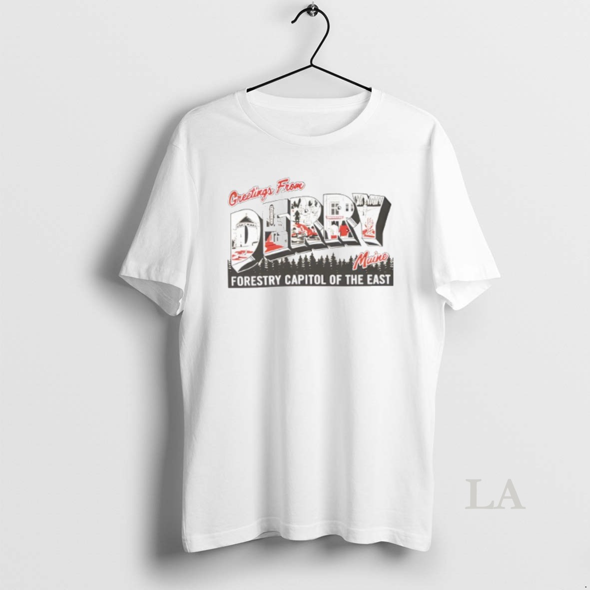 Original Greetings From Derry Maine Forestry Capitol Of The East Shirt