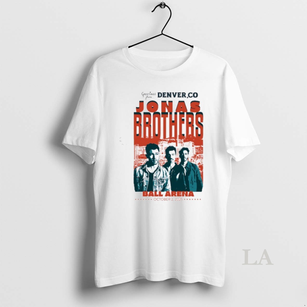 Original Greetings From Denver Co Jonas Brothers Ball Arena October 2025 Shirt