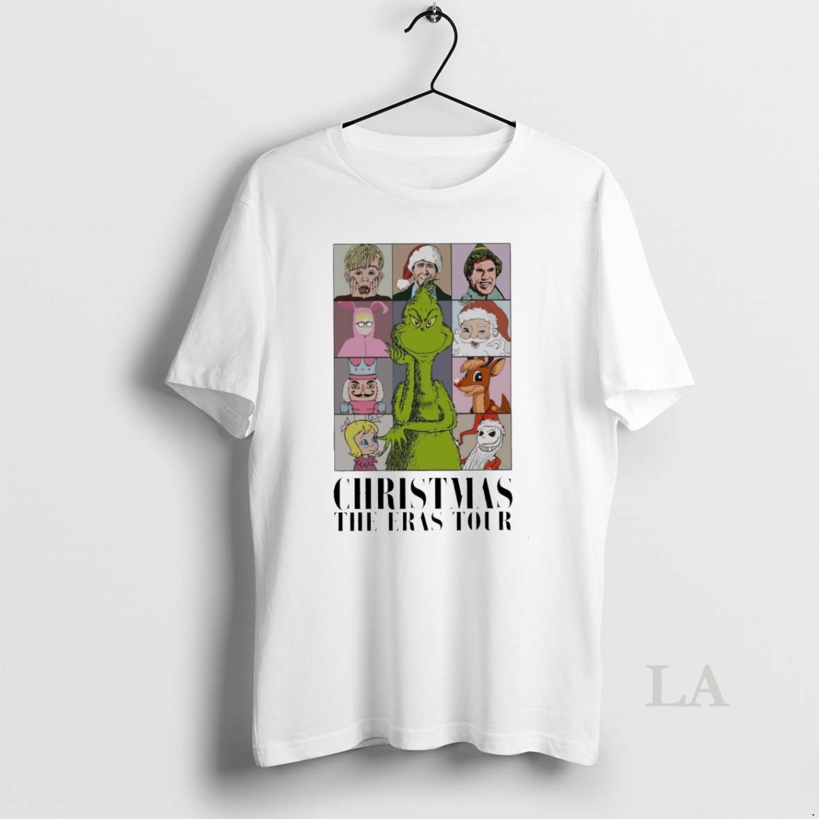 Original Grinch Christmas The Eras Tour White Shirt