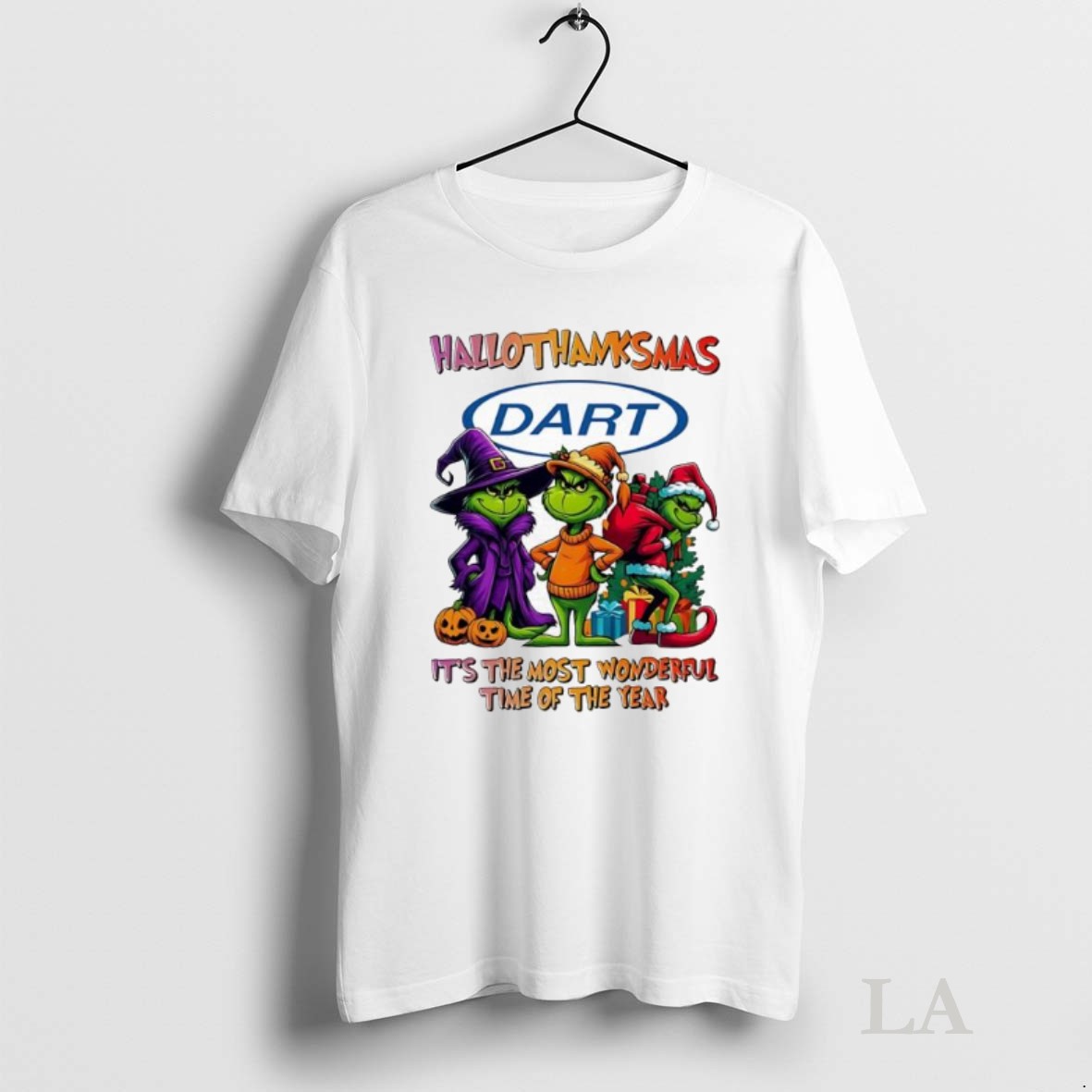 Original Grinch Hallothanksmas X Dart Container Corporation Its The Most Wonderful Time Of The Year Shirt
