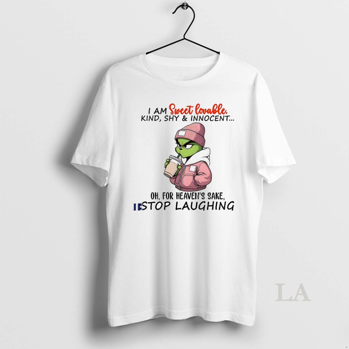 Original Grinch I Am Sweet Lovable Kind Shy And Innocent Oh Shirt