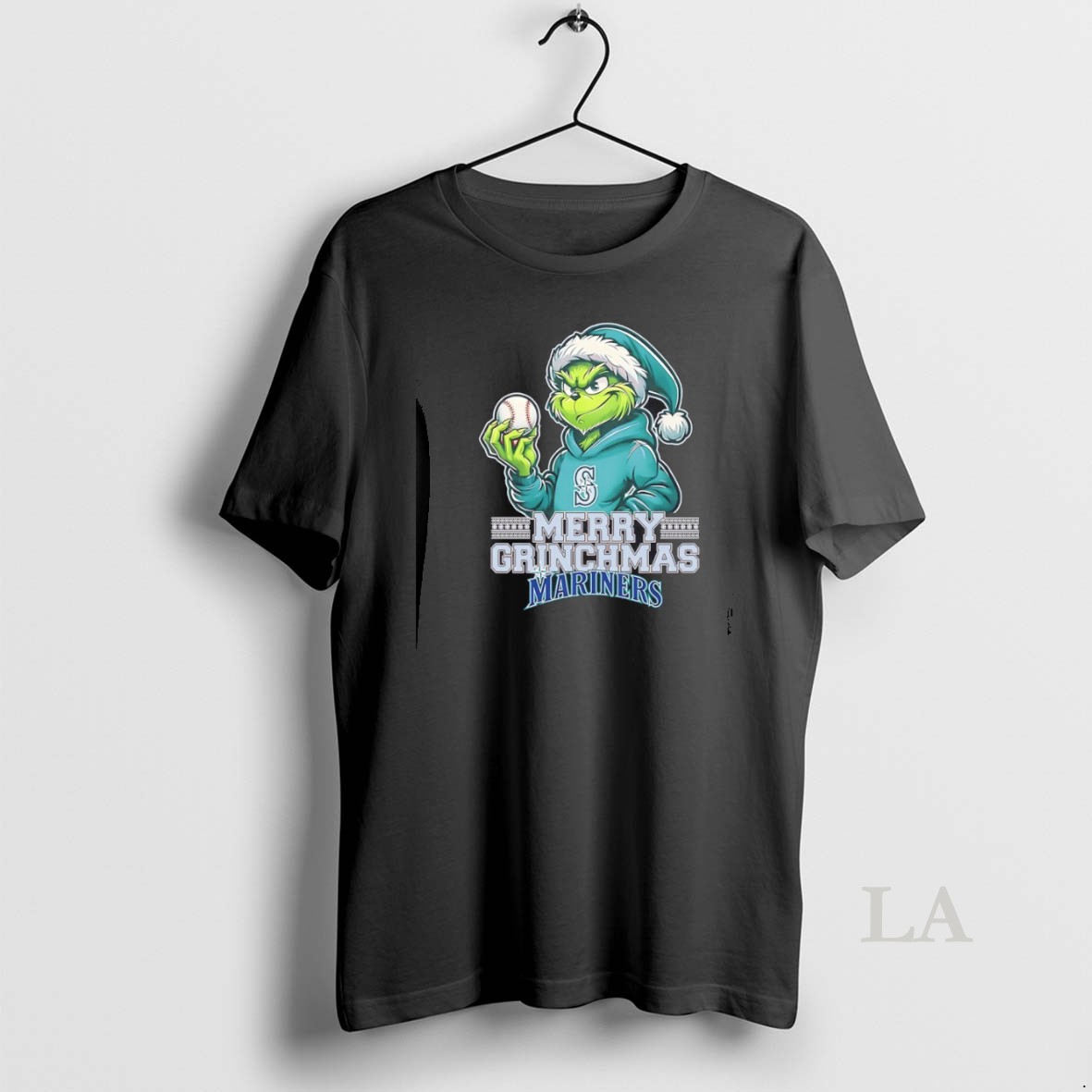 Original Grinch Merry Christmas Seatle Marines Baseball Shirt