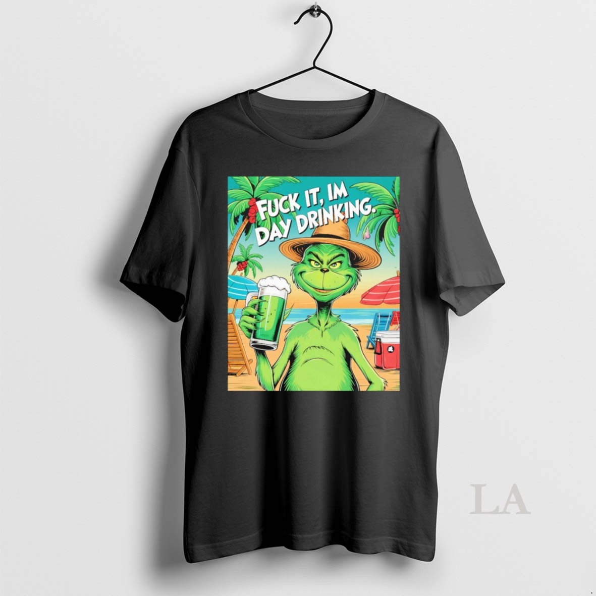 Original Grinch Fuck It Im Day Drinking Shirt