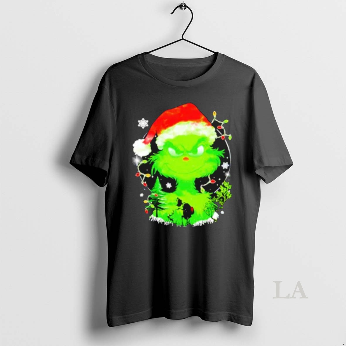 Original Grinch In The Gloom Santa Hat Christmas Shirt