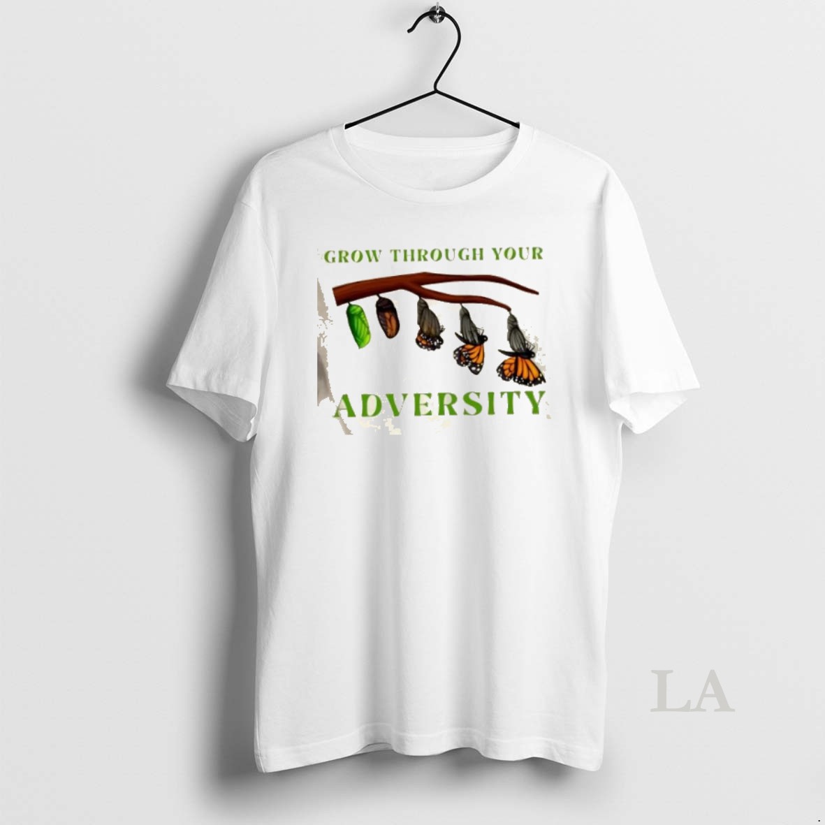 Original Grow Through Your Adversity Butterfly Shirt