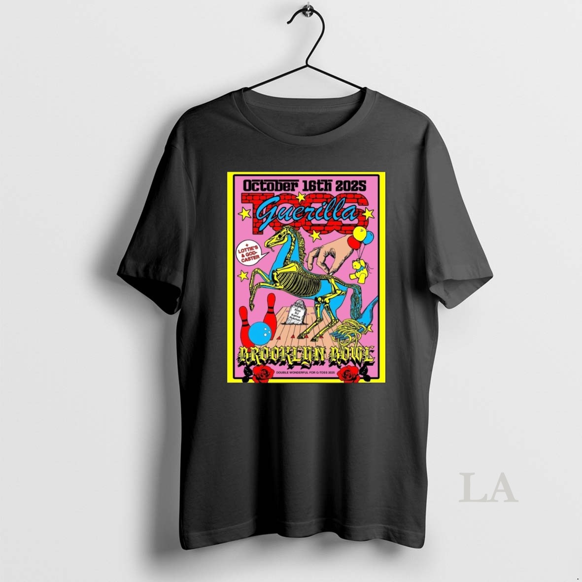Original Guerilla Toss October 16 2025 Brooklyn Bowl Show Shirt