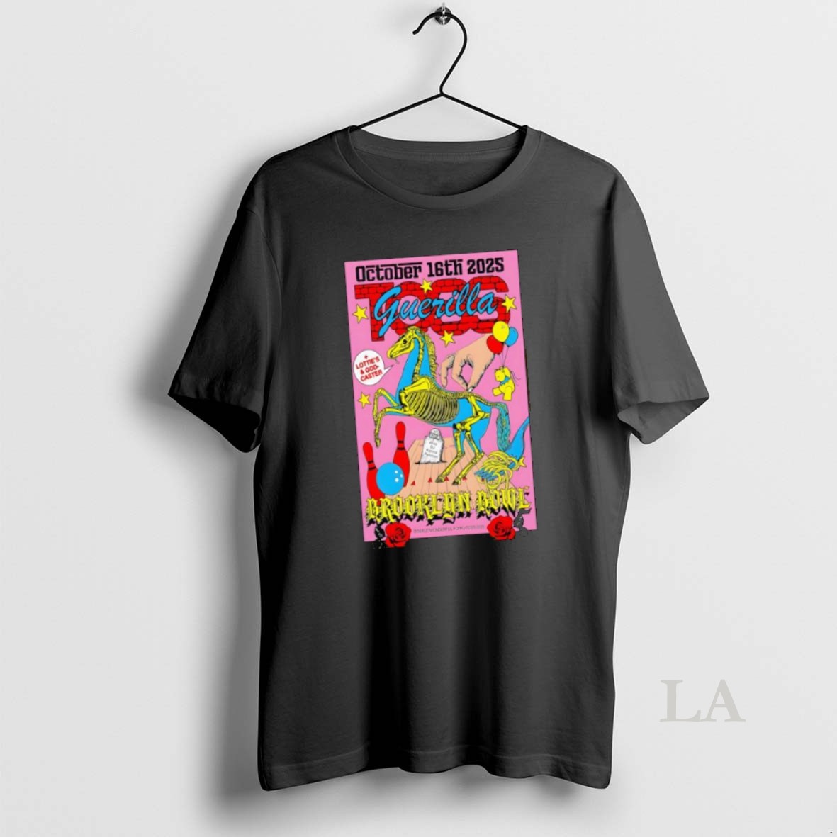 Original Guerilla Toss Show Brooklyn New York 16 Oct 2025 Shirt