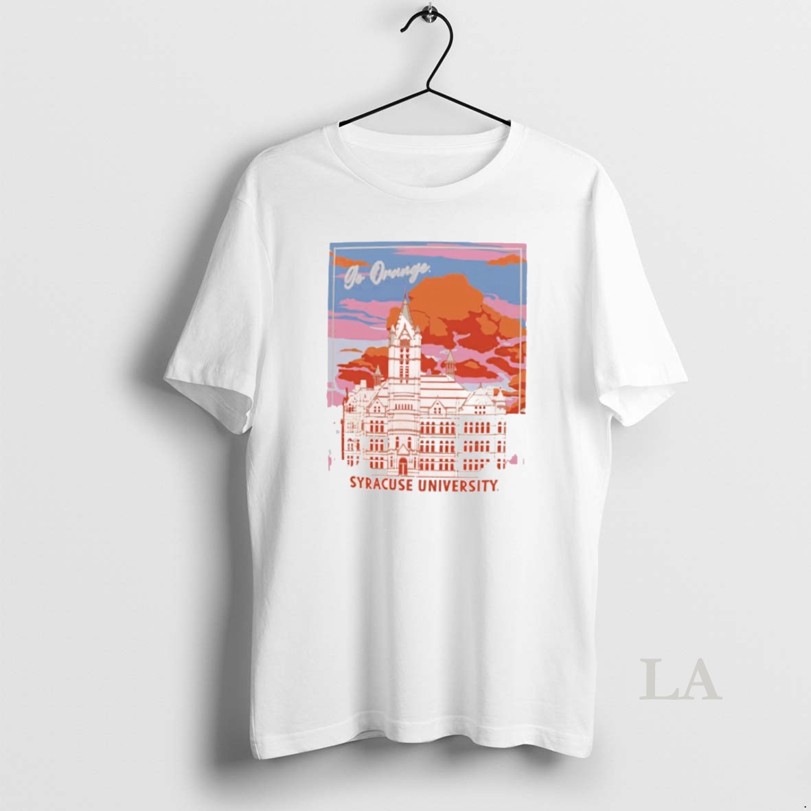 Original Hall Of Languages At Syracuse University Logo Shirt