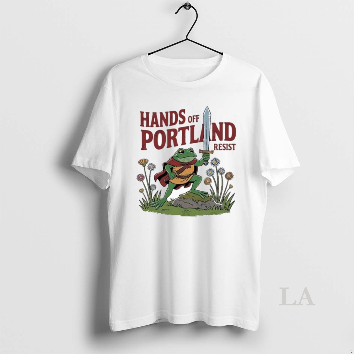 Original Hands Off Portland Frogs Resist Shirt 2