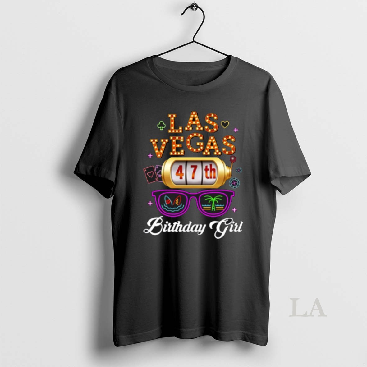 Original Happy Las Vegas 47th Birthday Gift For 47 Years Shirt