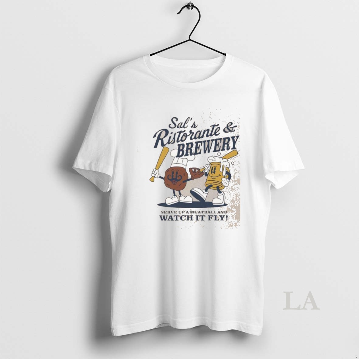 Original Happy Sal Frelick Milwaukee Brewers Sals Ristorante And Brewery Superstar Cartoon Washed Shirt
