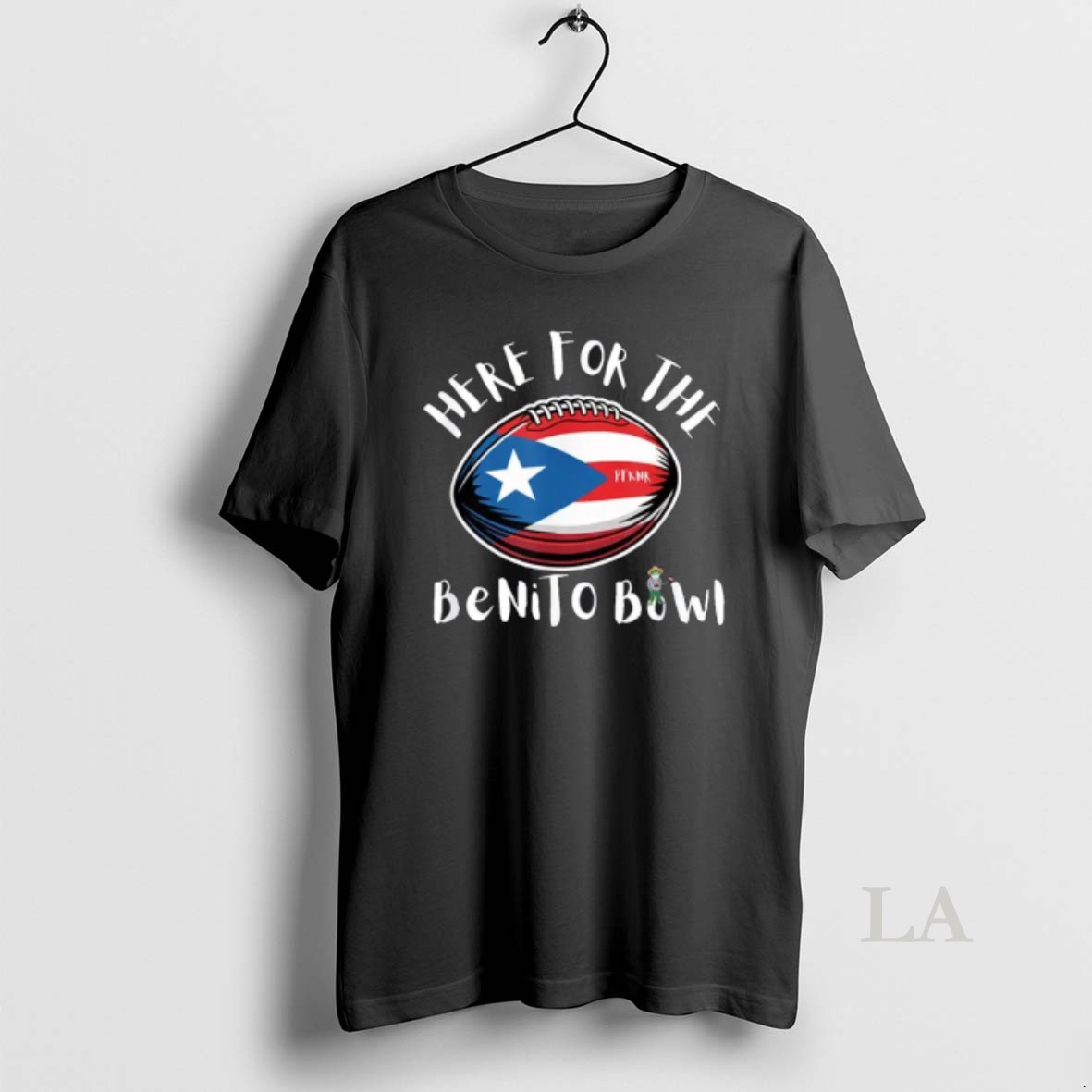 Original Here For The Benito Bowl Puerto Rico Flag Football Boricua Shirt