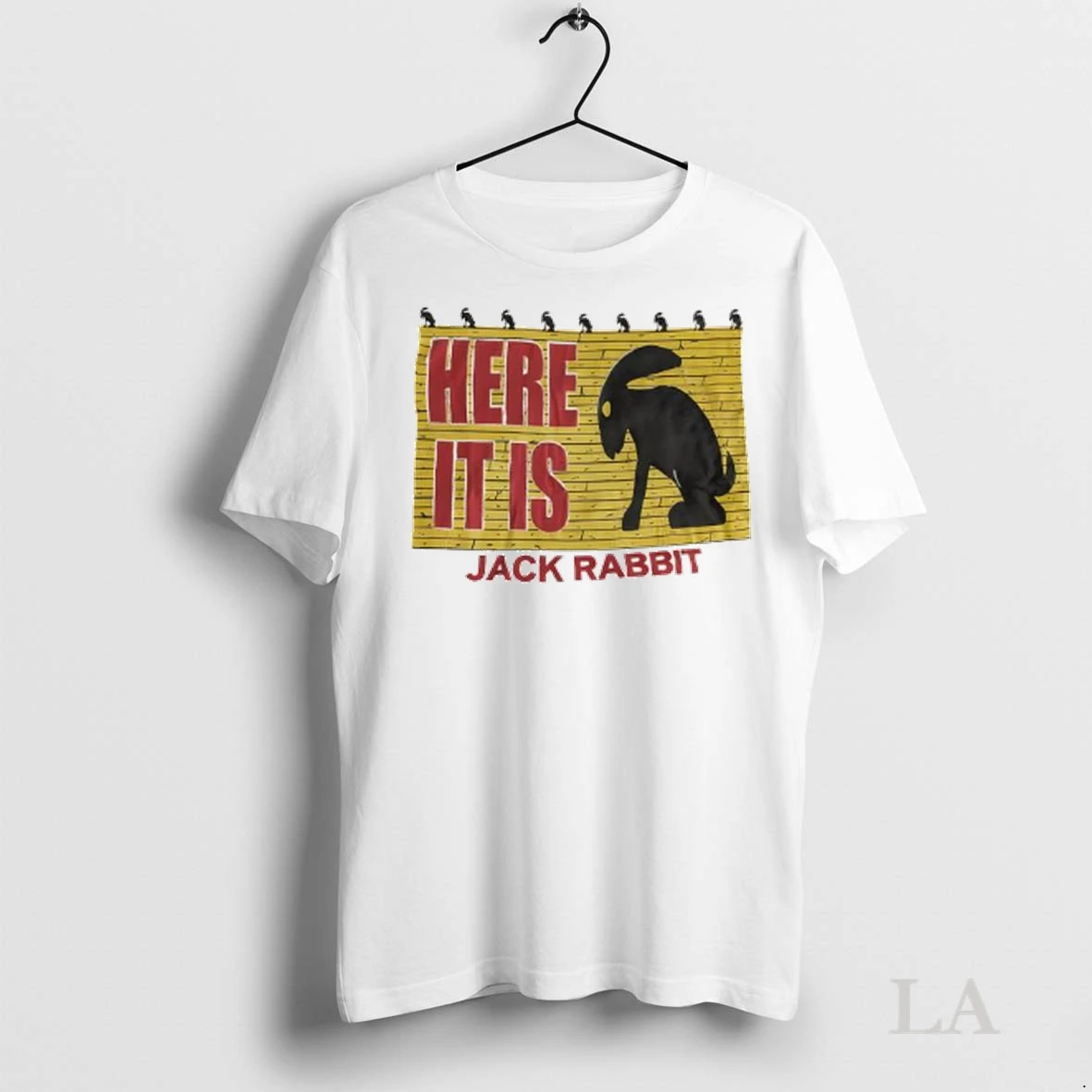 Original Here It Is Jack Rabbit Ladies Shirt