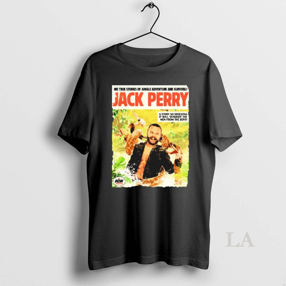 Original His True Stories Of Jungle Adventures And Survival Jack Perry Aew 2025 Shirt