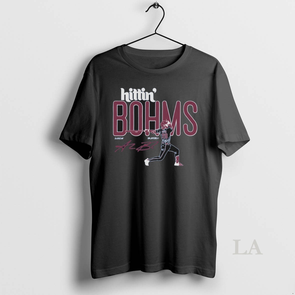 Original Hittin Bohms Alec Bohm Philadelphia Phillies Mlb Slash Line Signature Shirt