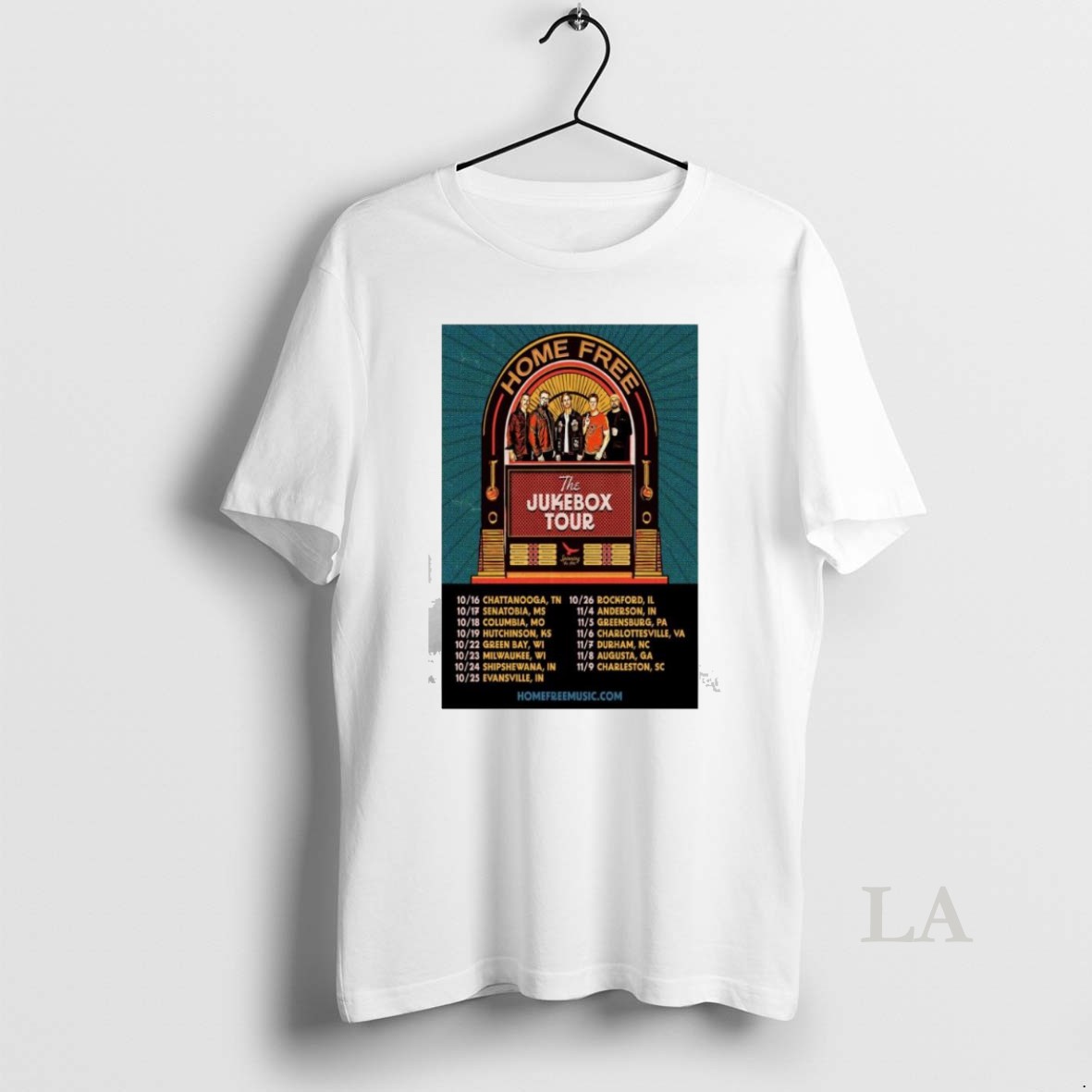 Original Home Free The Jukebox Tour 2025 Shirt