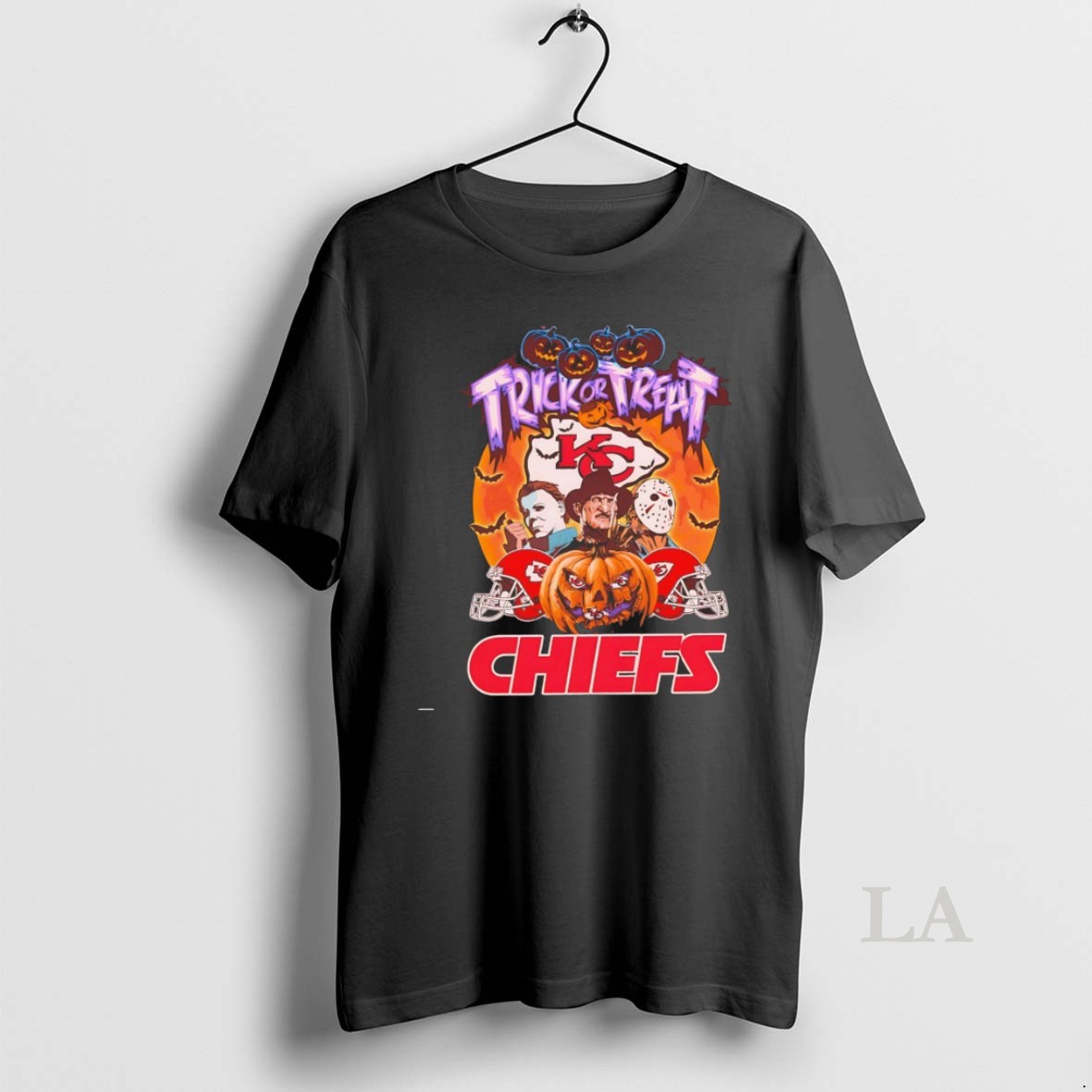 Original Horror Characters Kansas City Chiefs Trick Or Treat Halloween Shirt