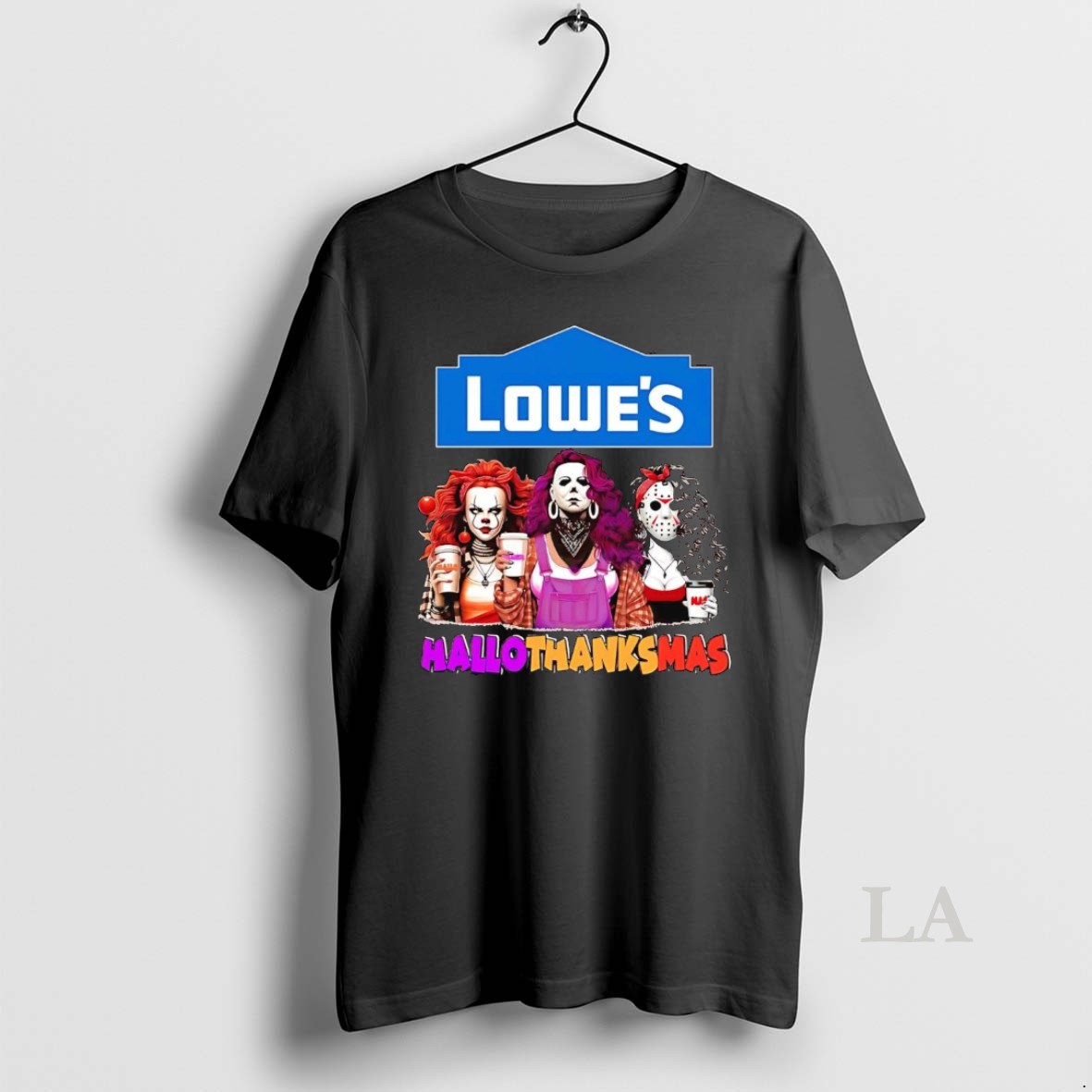 Original Horror Girls Lowes Hallothanksmas Shirt