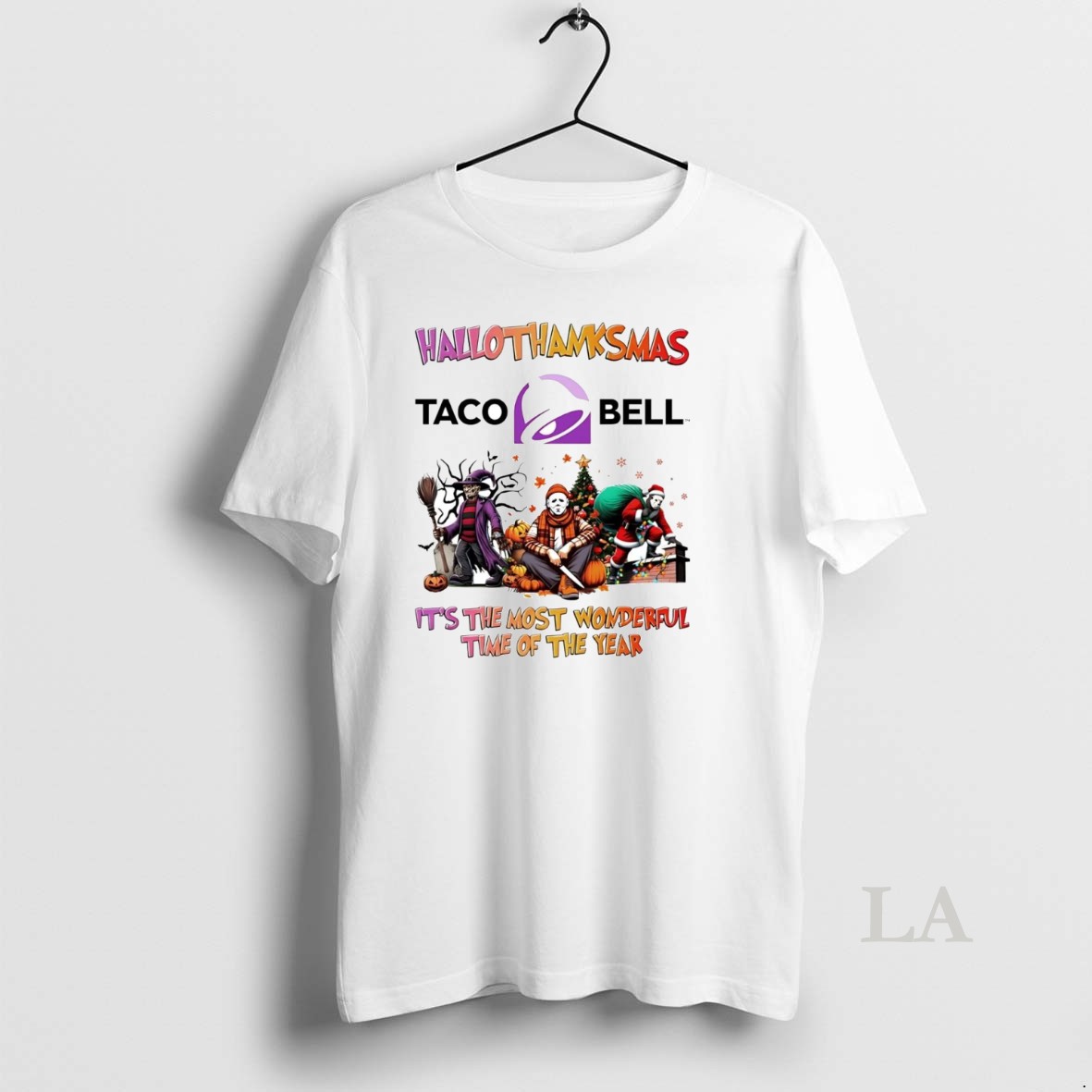 Original Horror Movies Taco Bell Hallothanksmas Its The Most Wonderful Time Shirt
