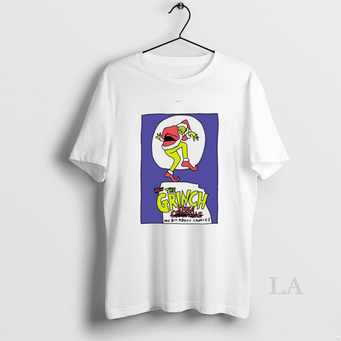 Original How The Grinch Stole My Bit About Candles Christmas White Shirt