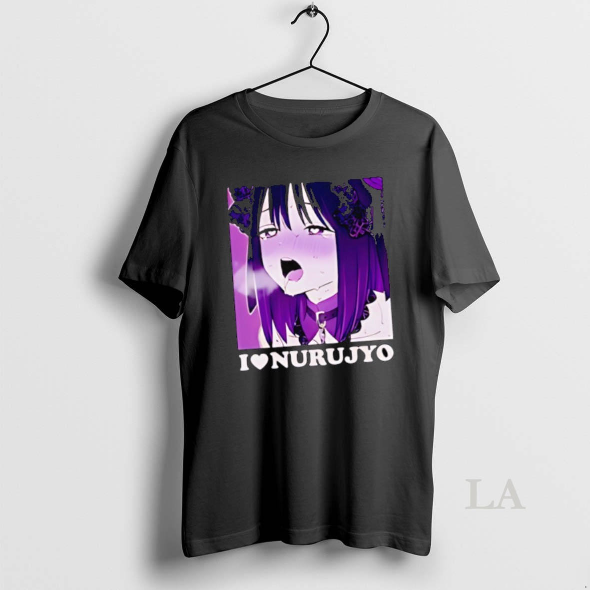 Original I Love Nurujyo Anime Graphic Shirt