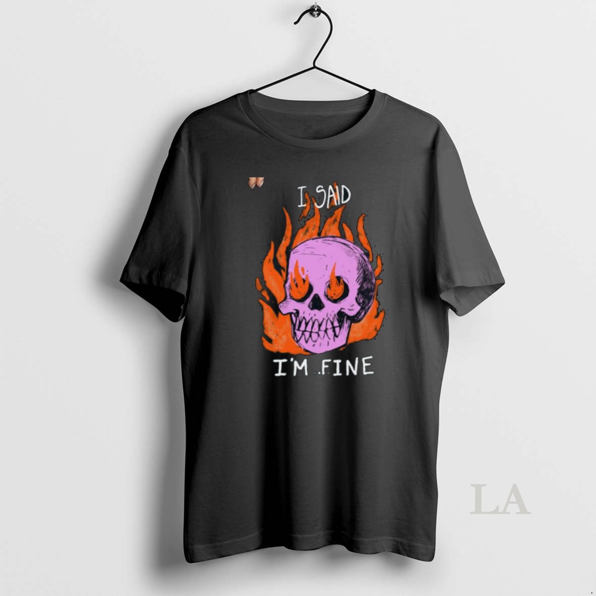 Original I Said Im Fine Skull Tee0 Shirt