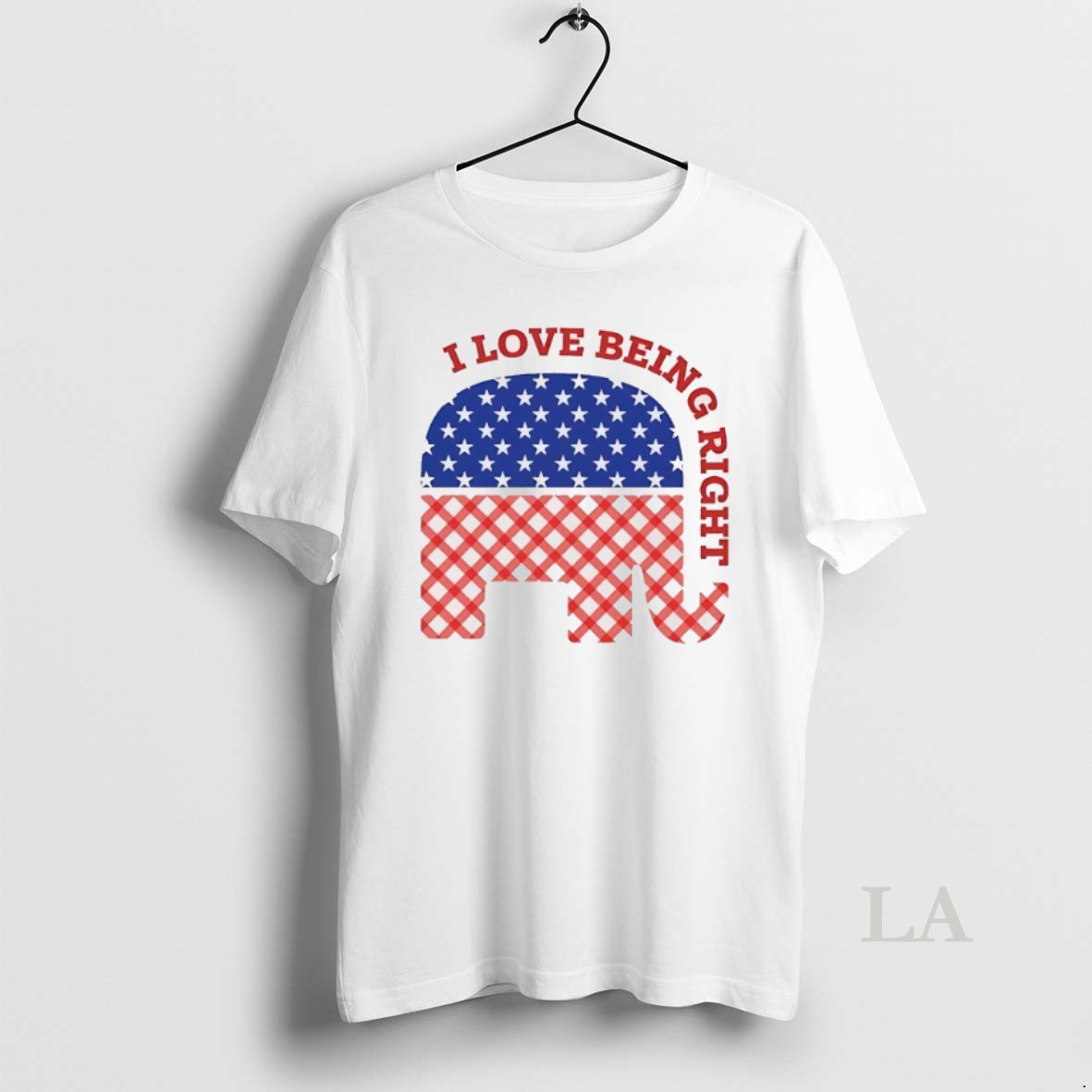 Original I Love Being Right Gop Elephant Shirt