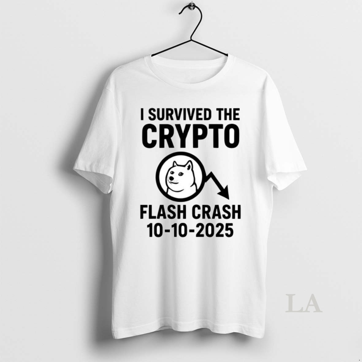 Original I Survived The Crypto Flash Crash 2025 Shirt