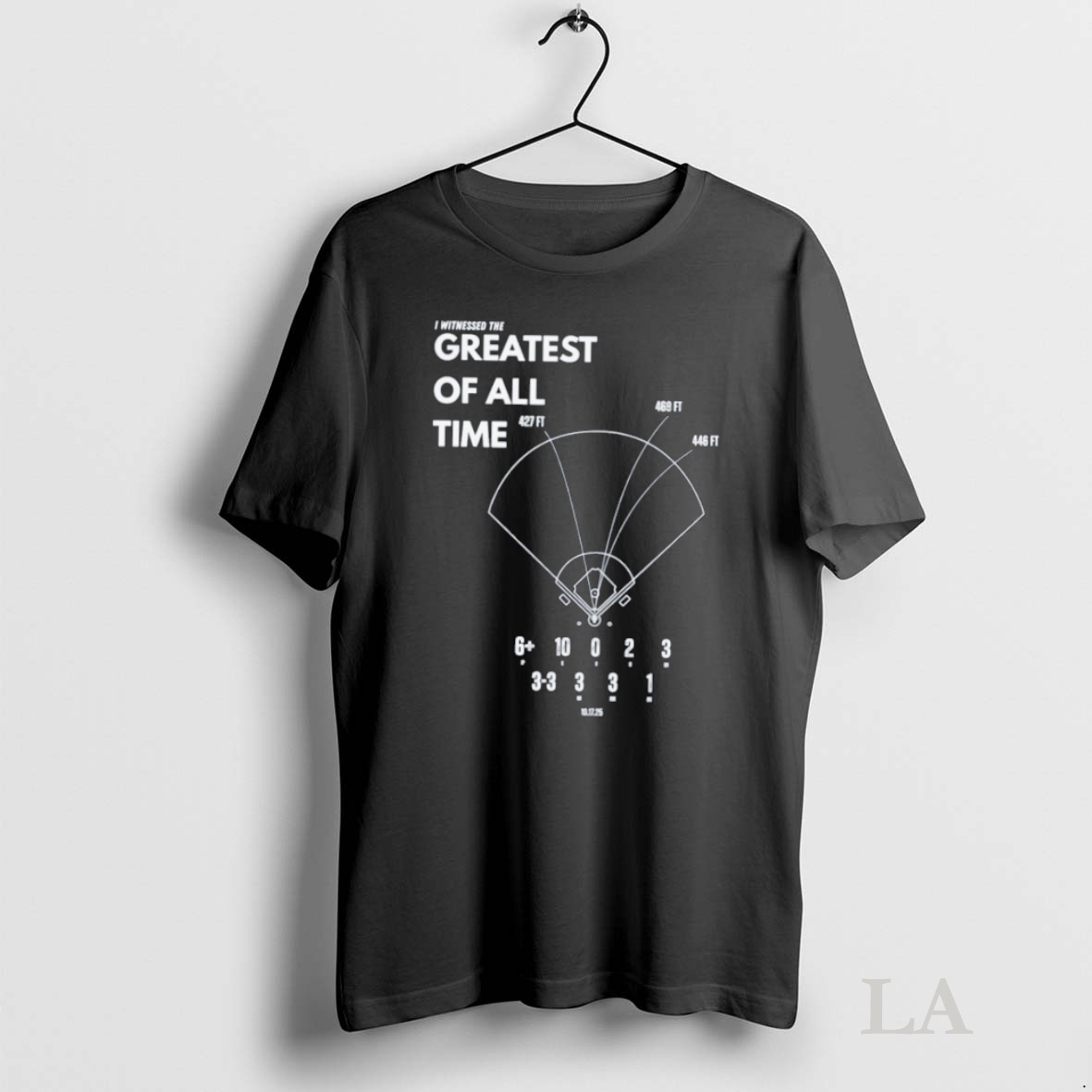 Original I Witnessed The Greatest Of All Time Shohei Ohtani Mlb Los Angeles Dodgers Goat Tee Sweater Hoodie