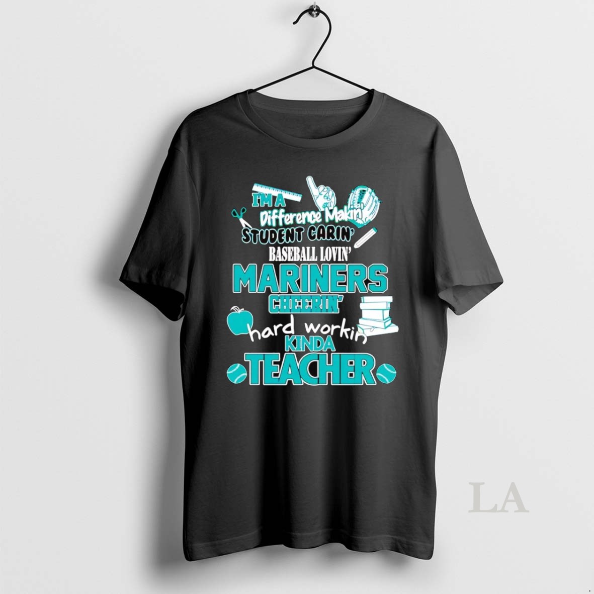 Original Im A Difference Making Student Caring Baseball Loving Seattle Mariners Shirt