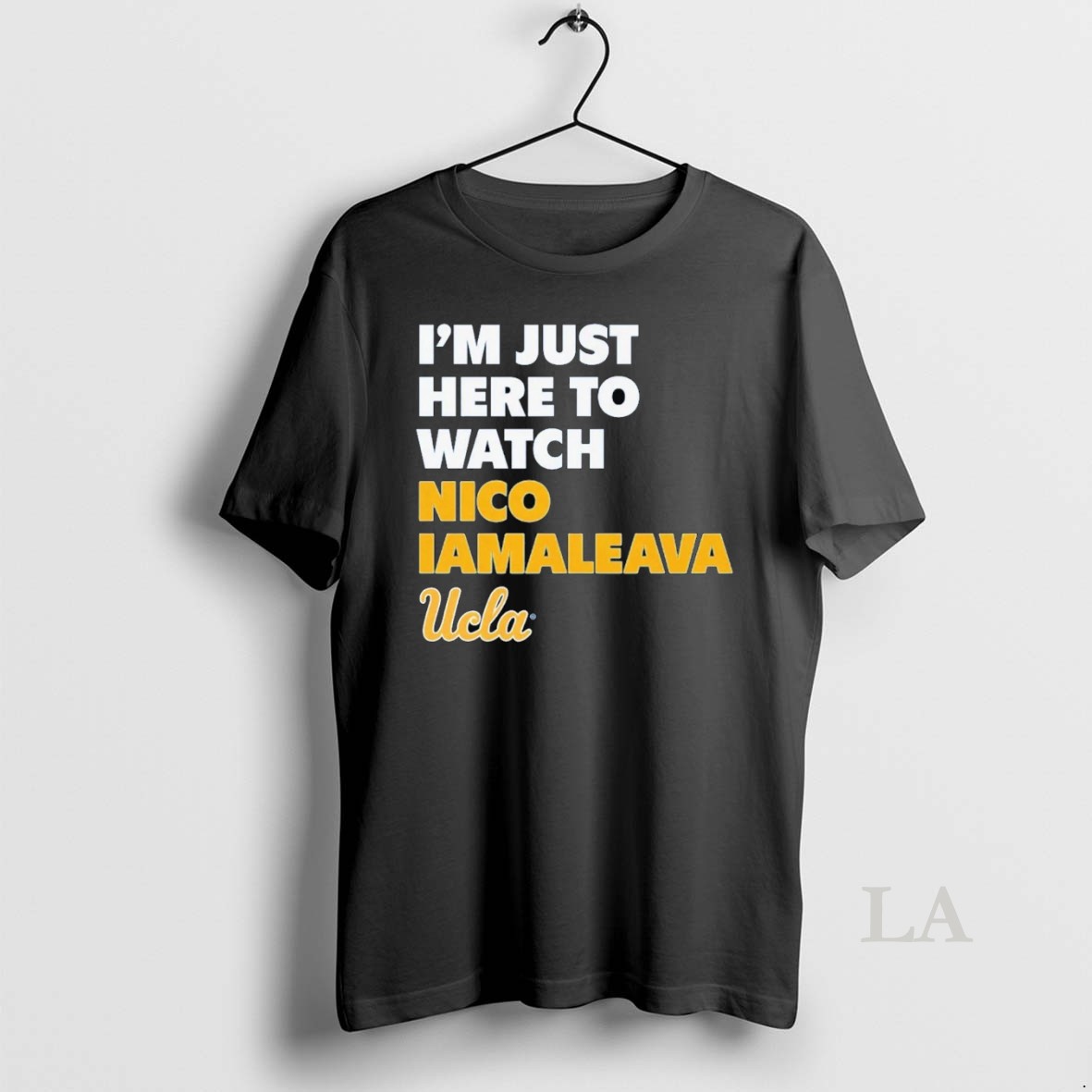 Original Im Just Here To Watch Nico Iamaleava Shirt